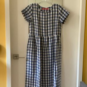 Pyne & Smith NO.17 LINEN SHORT SLEEVE MAXI DRESS